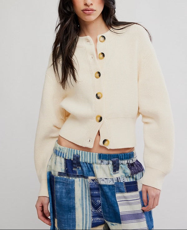 FREE PEOPLE-"VIENNA" CARDIGAN