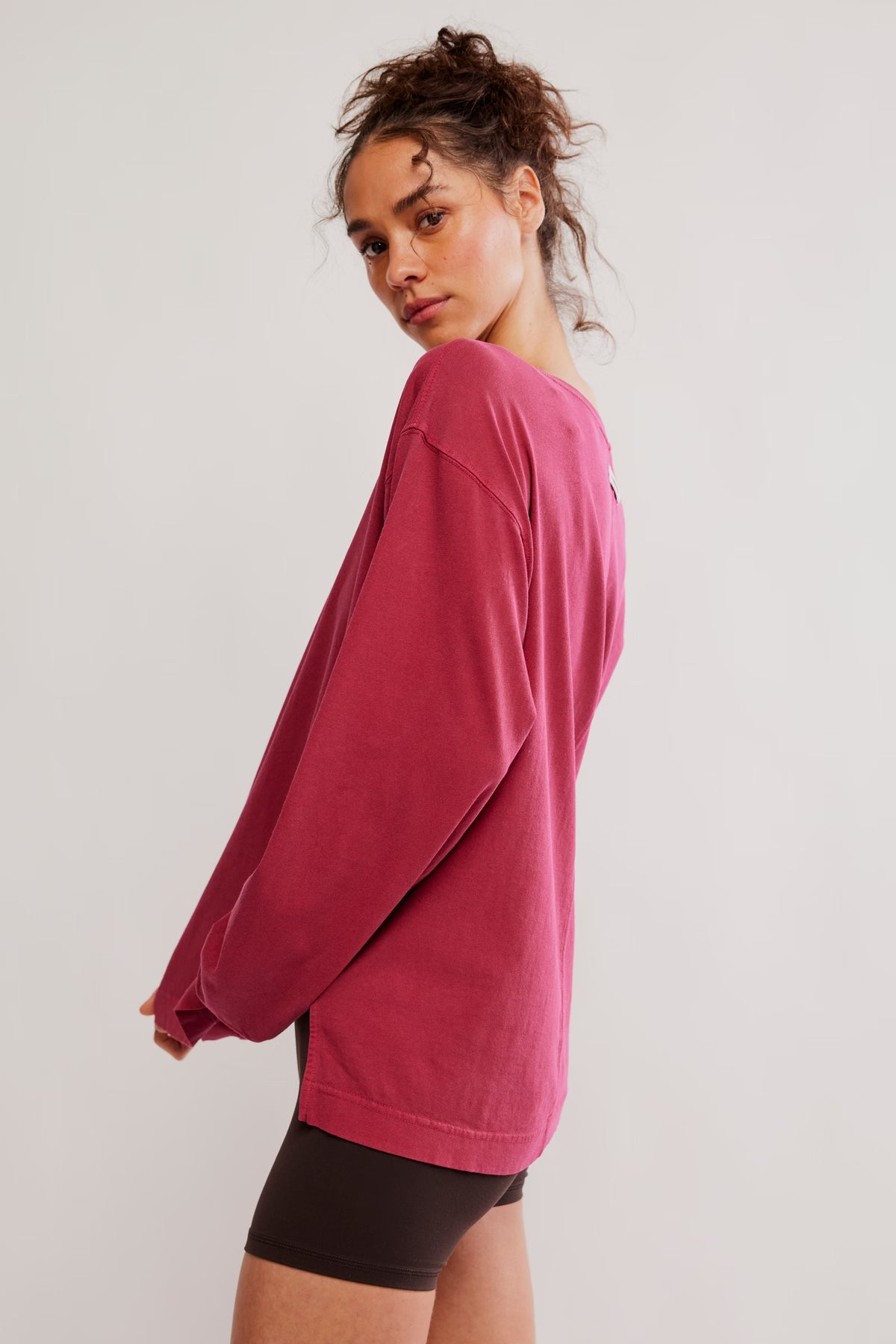 FREE PEOPLE-"HUSTLE" TEE