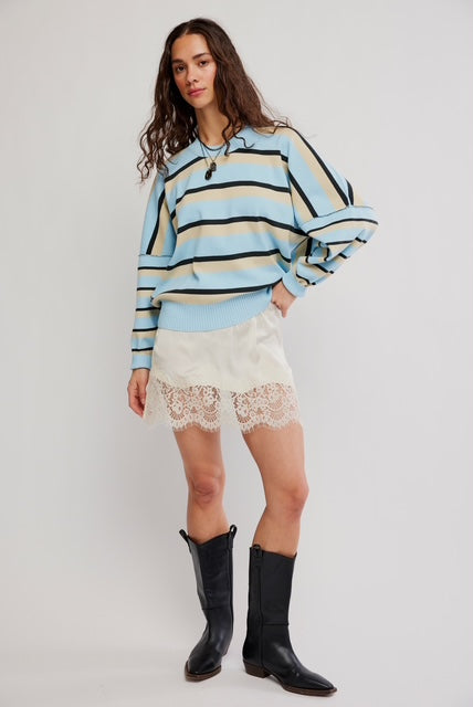 FREE PEOPLE-"ALMA" SWEATER