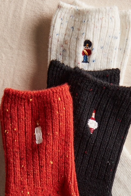 FREE PEOPLE-"HOLIDAY HERITAGE" SOCK PACK