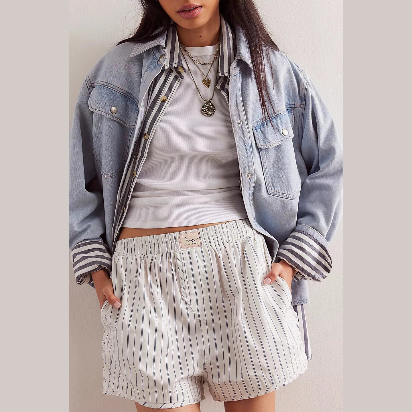 FREE PEOPLE-"DAY TO DAY" SHORT