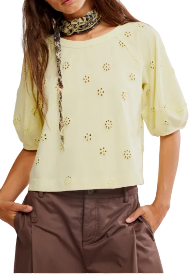 FREE PEOPLE-"JESSIE" TEE