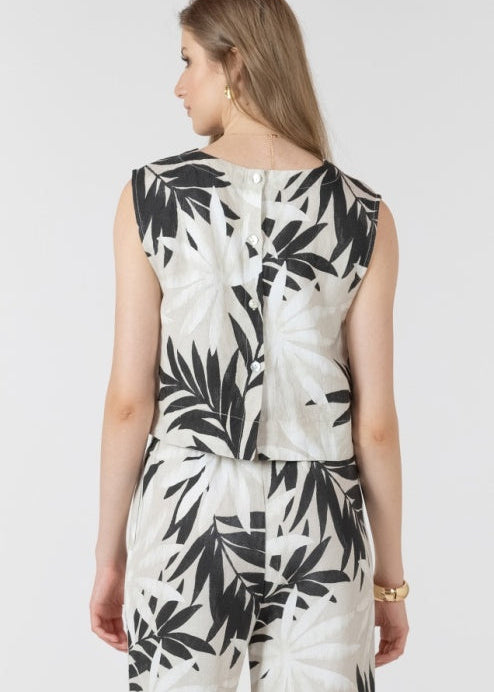 BLACK TAPE-PRINT TOP