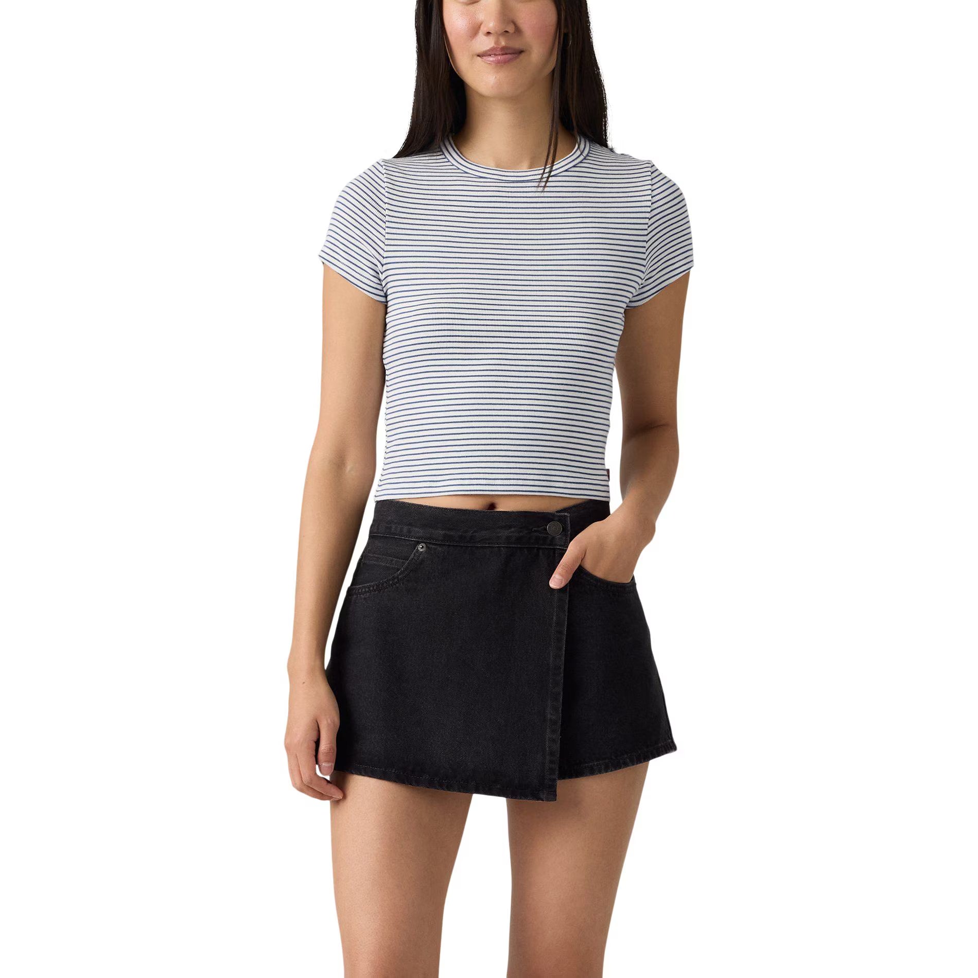 LEVI STRAUSS-"HAYES" CROP TEE