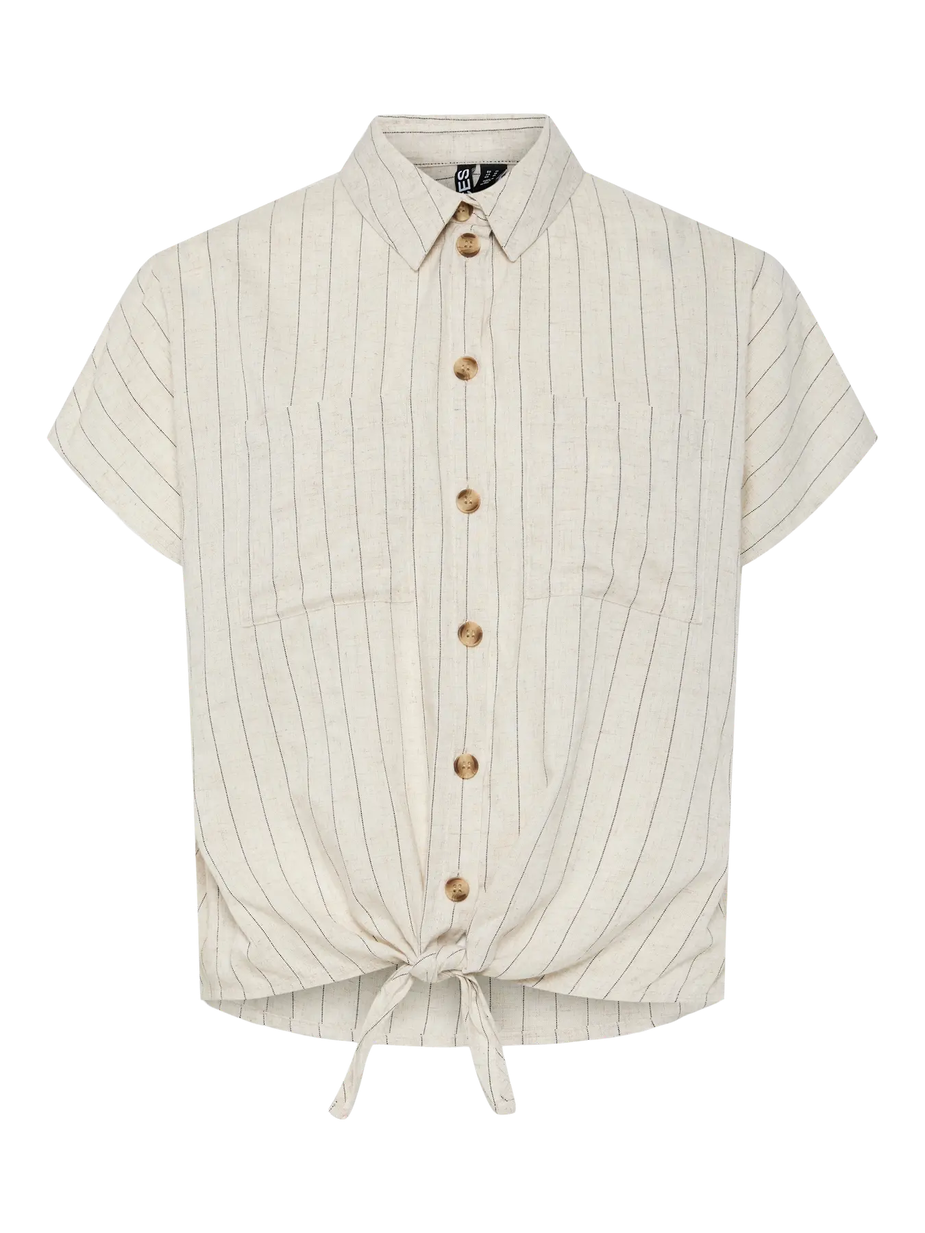 PIECES-"PIA" TIE SHIRT