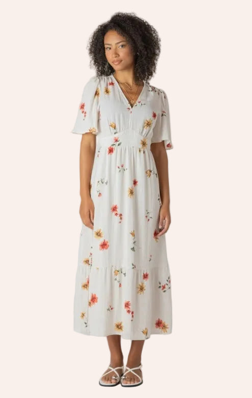 ROOM 34- FLORAL MAXI DRESS