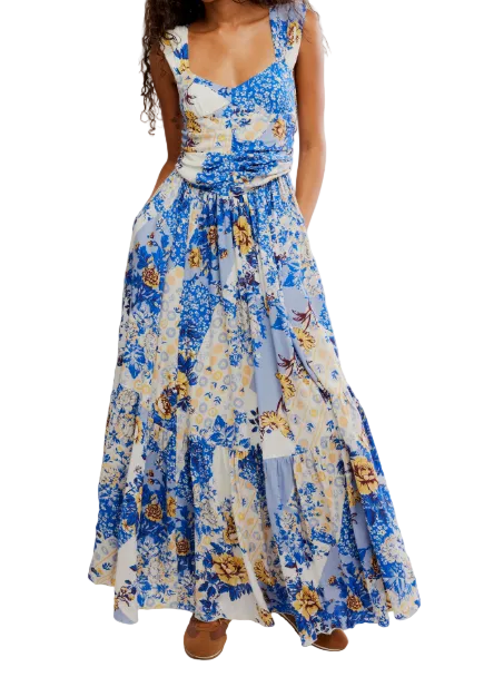 FREE PEOPLE-"SASHA" MAXI DRESS