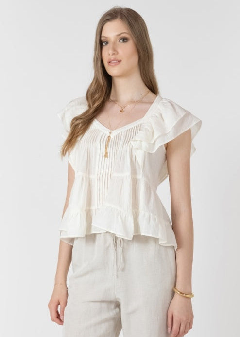 BLACK TAPE-BLOUSE
