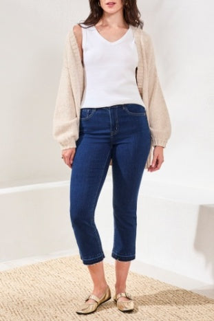 TRIBAL-"SOPHIA" CROP JEAN