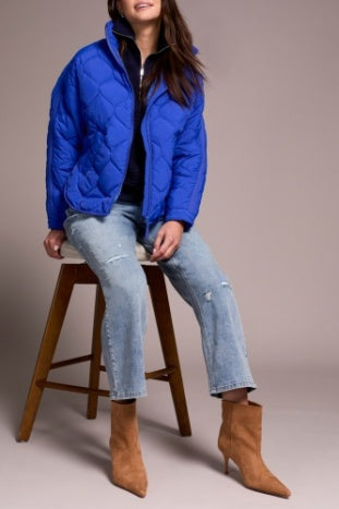 TRIBAL-QUILTED JACKET