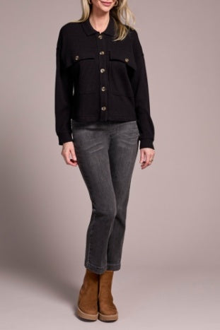 TRIBAL-KNIT SHACKET
