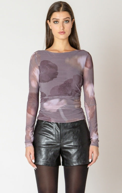 BLACK TAPE-PRINT TOP